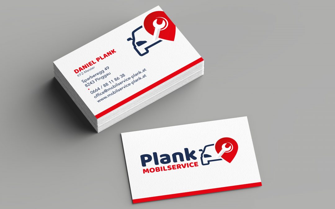 Visitenkarten – Plank Mobilservice